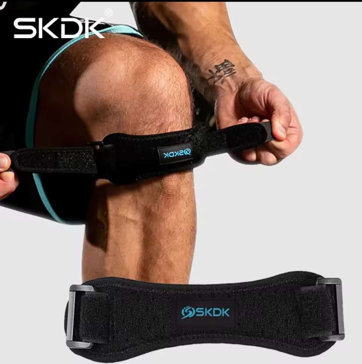 Rodillera ajustable circunferencia de rodilla adecuada: 26 a 44cm