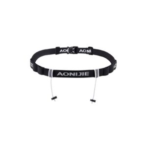 AONIJIE-Cinturón porta número de carrera con soporte de 6 Gel