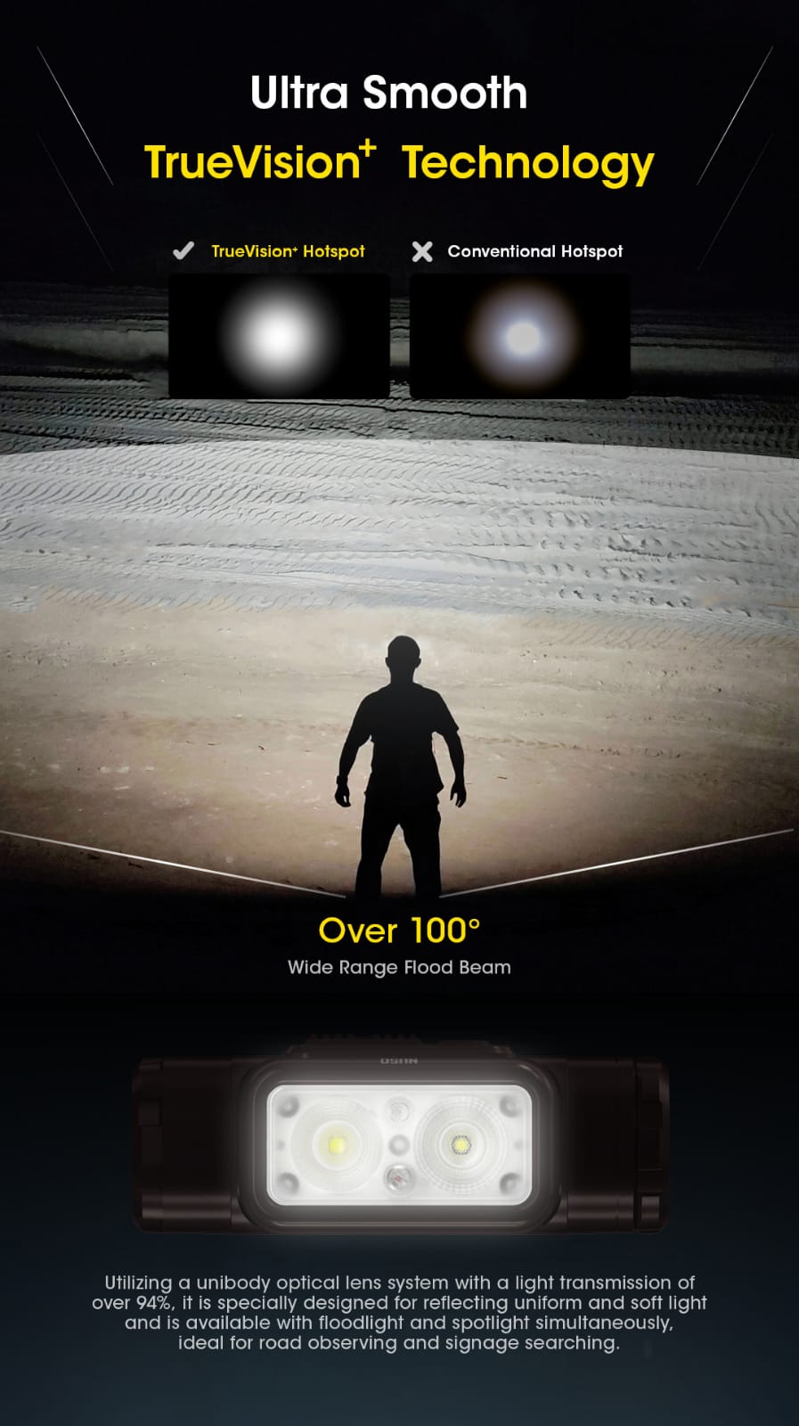 lámpara 1400 lum nitecore - Imagen 5