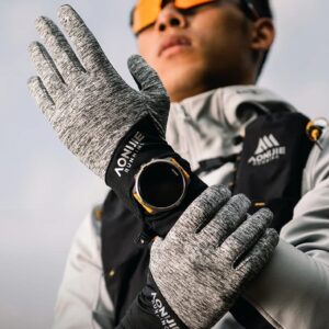 AONIJIE-Guantes con orificio para reloj
