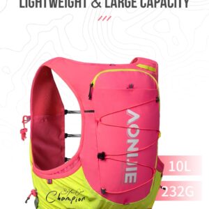 Aonijie-Chaleco rosa/ama cap 10lts c9116 incluye 2 anf 500ml