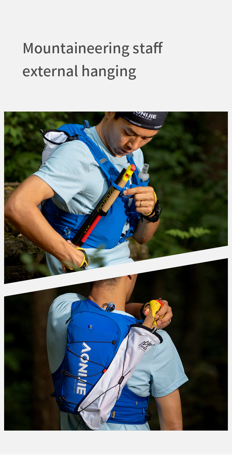 Aonijie-Chaleco c9116 cap10lt Azul - Imagen 3