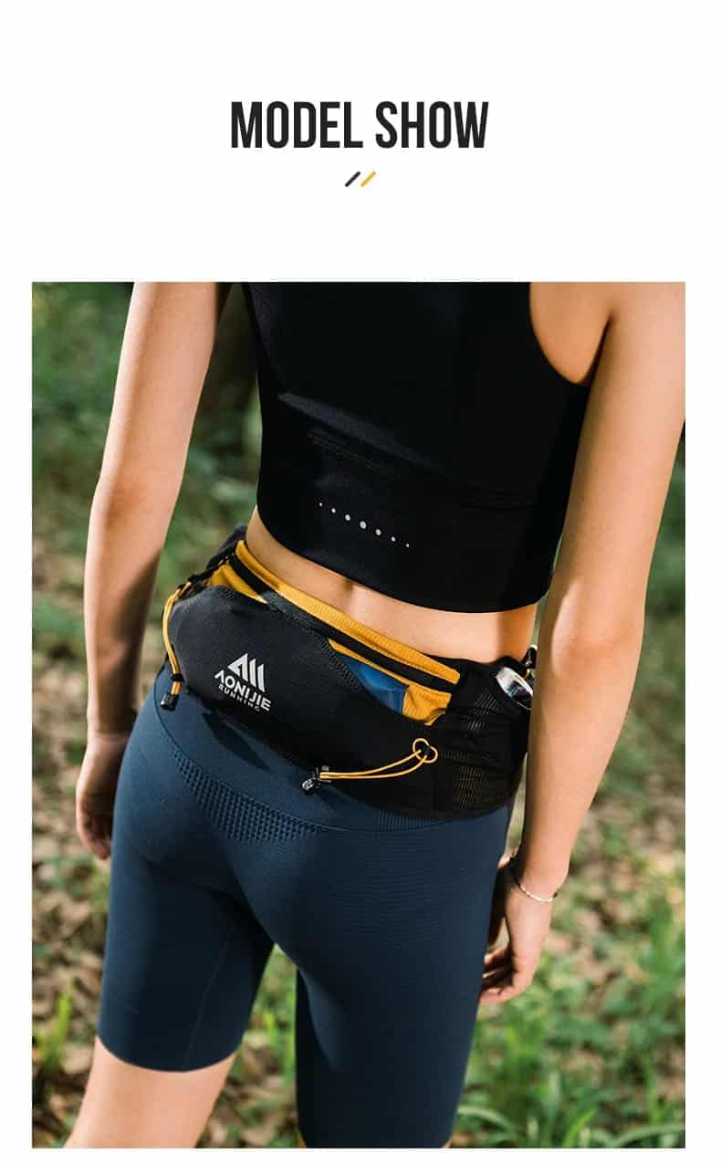 AONIJIE Cinturón Serie Mont Blanc porta bastones incluye anfora 500ml w8141 - Imagen 5