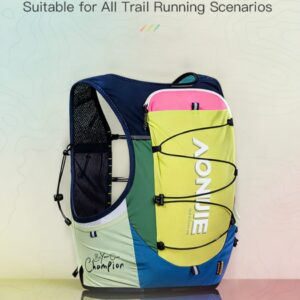 Aonijie-Chaleco multicolor c9116 cap10L incluye 2 ánforas 500ml