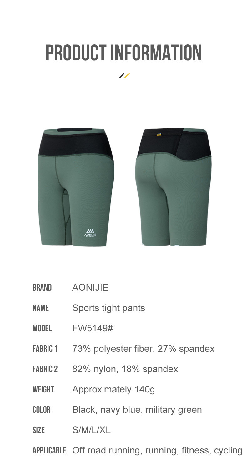 AONIJIE- Short cinturón mujer FW5149 - Imagen 7