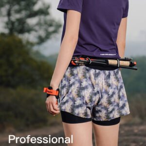 AONIJIE- Shorts cinturón porta bastones, núm, geles FW6257 mujer 3 colores