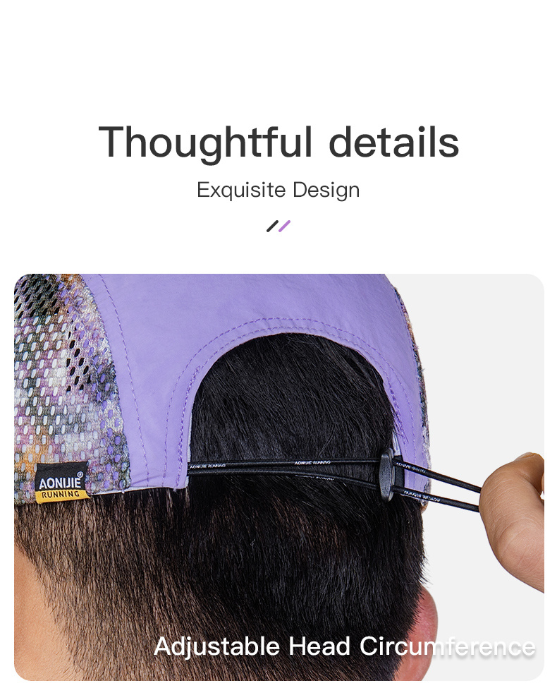 AONIJIE-Gorra malla transpirable E4635 nvos colores - Imagen 8