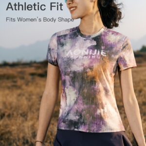 AONIJIE-Playera mujer para entrenamientos de alta intensidad FW6262