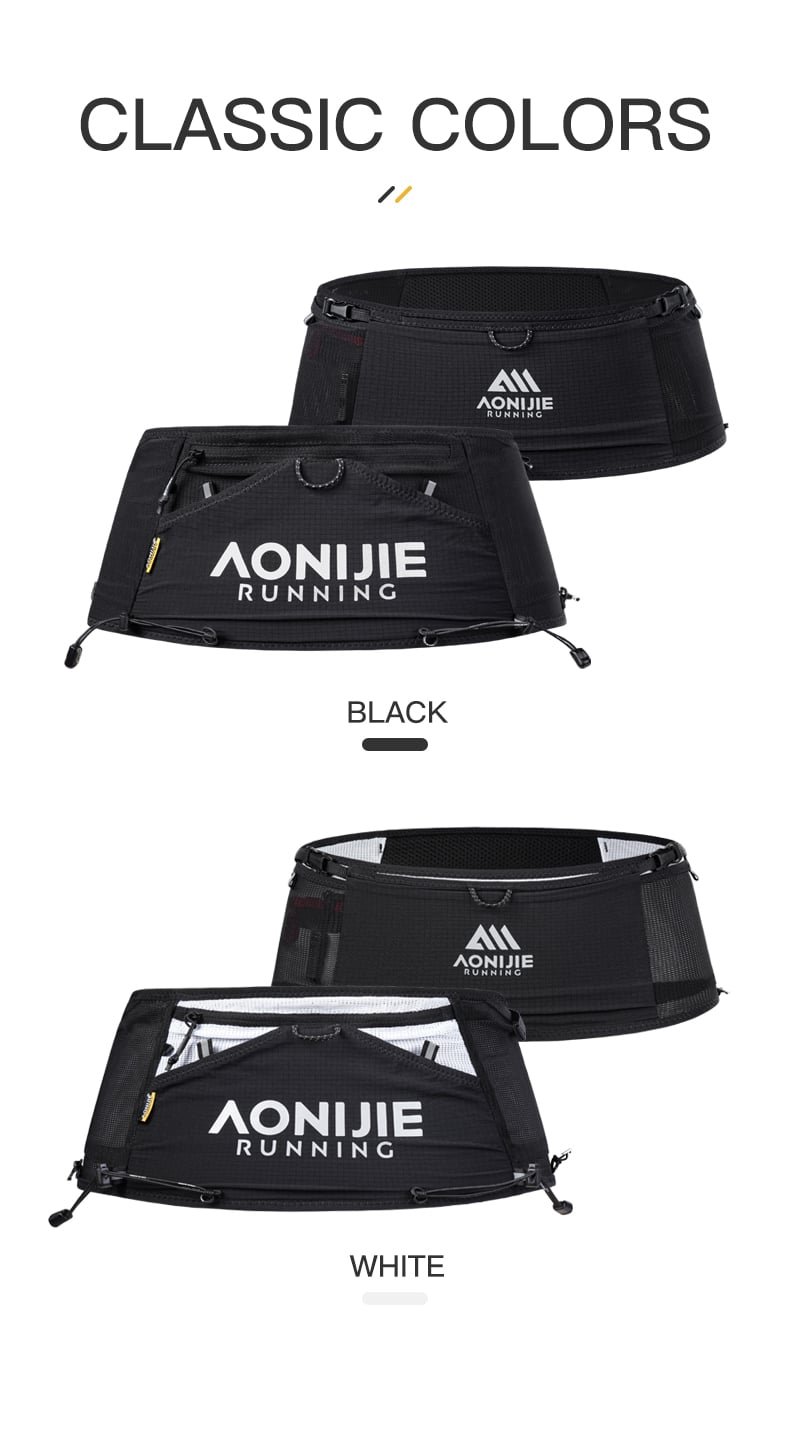 AONIJIE Cinturón w8141- 2.0 Serie Mont Blanc porta bastones incluye anfora 500ml - Imagen 9