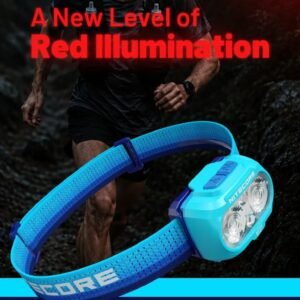 NITECORE Linterna frontal UT27 MB iluminación roja